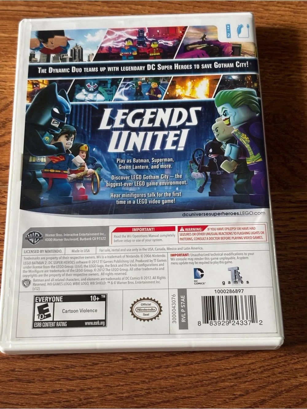 LEGO Batman 2: DC Super Heroes (Wii) video game